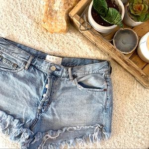 Free People Denim Shorts